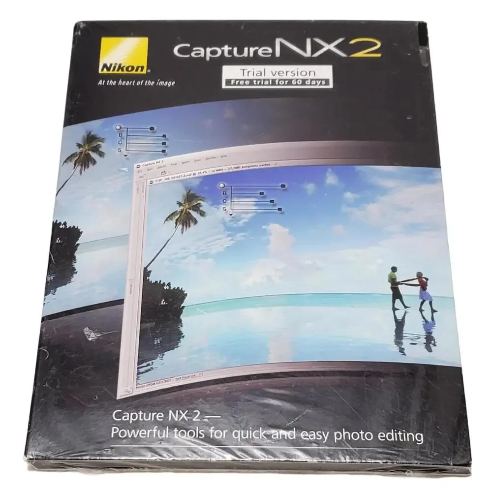 Nikon Capture NX 2 Camara Software CD Trial Version Windows & Mac Computer